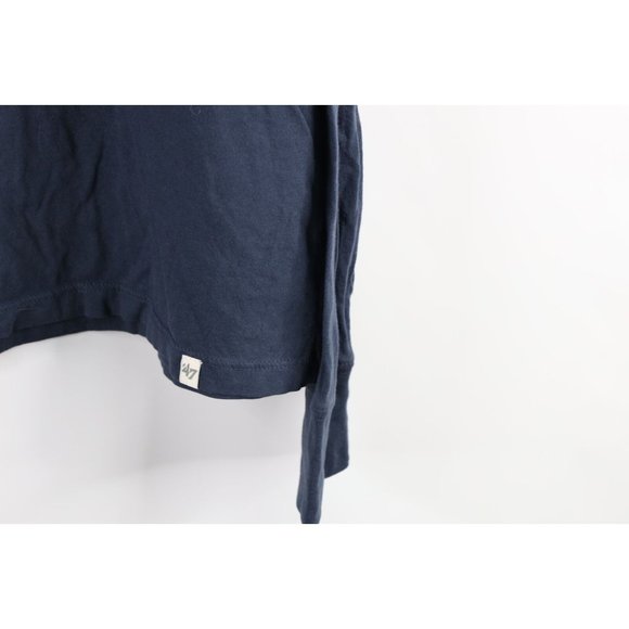 47 Brand Mens Small Faded University of Michigan Block M Long Sleeve T-Shirt - Picture 4 of 9